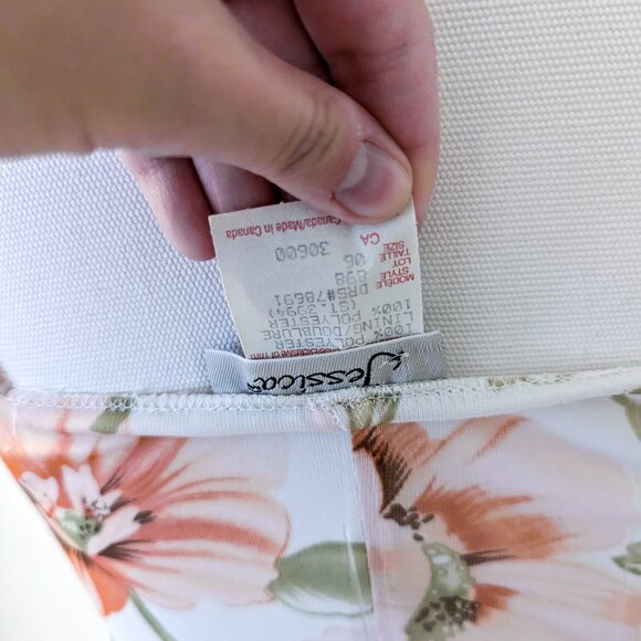 Vintage Y2K Floral Bodycon Dress Ruched Mesh Fairycore Coquette Babydoll Sz 6 - Picture 7 of 15